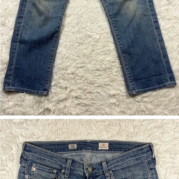 AG Tomboy Relaxed Straight Leg Crop Jeans - Picture 2 of 4